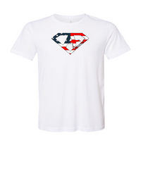 AN American Flag "A" Logo: Freedom Over Everything T-Shirt